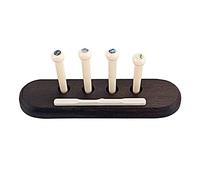 4 String Hewwood Ukulele Guitar Bridge With Saddle Dat Set Per Ukulele, Chitarra Acustica Sostituzione delle parti ponte