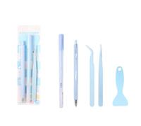 4 Strumenti Artigianali Professionali Con Colla Applicatore Per Punta In Ceramica Spatola E Pinzetta Scrapbooking Che Controllo Adesivo