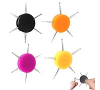 4 strumenti circolari per punteggiatura, strumenti per nail art, 6 in 1, strumenti circolari per punteggiatura unghie, strumenti per la decorazione delle unghie, strumenti per goffratura e tracciatura