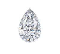 4 Stück 0,3 ct Moissanit Lose Steine Birnenform D Farbe VVS1 Labor