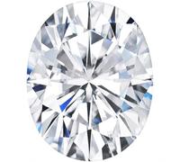 4 Stück 0,3 ct Moissanit Lose Steine Ovalschliff D Farbe VVS1 Labor Diamant
