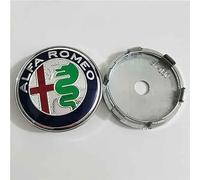 4 Stück Auto Coprimozzi per Alfa Romeo 59MM, Antigraffio Coprimozzo Impedire a Polvere Copri Ruota Impermeabilità Tappi Mozzo Accessori,B