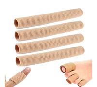 4 Stück Zehenschutz Zehenkappen Druckschutz Schlauchbandage Fingerbandage Fingerschutz Zehenpolster