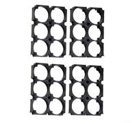 4 supporti per batterie con telaio in plastica per batterie 21700, staffa progettata per la costruzione di batterie 2x3 e l'organizzazione delle batterie