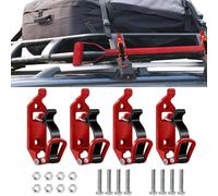 4 supporti per pala, supporto per pala per barre portatutto, accessori per barre portatutto Shovel Mount per Roof Rack, barre portapacchi per pala per barre portatutto barche attrezzature militari