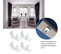 4 Supporti Per Tende Veneziane, Robusti Supporti Per Montaggio Portatile