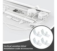 4 supporti per tende veneziane, robusti supporti per montaggio portatile in