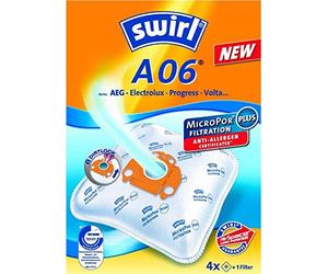 4 SWIRL spartronic A06 sacchetti per aspirapolvere per AEG-ELECTROLUX amisus - Vamprino