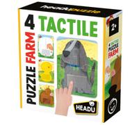 4 tactile puzzle farm - tocca e ricomponi! 4 puzzle progressivi con texture tattili. memoria, forme e colori