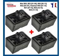 4 Supporto Tamponi Pattino Punto di Sollevamento per Mini R50 R53 R55 R56 R57