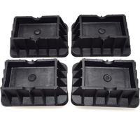 4 Tamponi di Sollevamento NEWPARTS per BMW MINI ABS Nero DKC02122