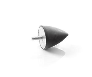 4 tamponi in gomma per parabola, tipo Kp M8 x 20, 30 x 36 mm