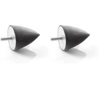 4 tamponi in gomma per parabola, tipo Kp M8 x 20, 30 x 36 mm (Confezione da 2)