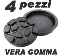 4 TAMPONI RAVAGLIOLI diametro 100 incastro in VERA GOMMA MADE IN ITALY-4 pezzi-@