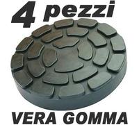 4 TAMPONI RAVAGLIOLI diametro 150 incastro in VERA GOMMA-MADE IN ITALY-4 pezzi-@