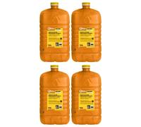 4 Taniche PET Riciclabile 10L Combustibile Liquido Paraffina per Stufe