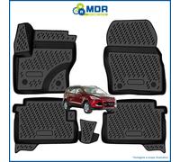 4 TAPPETI-TAPPETINI IN GOMMA A VASCA 3D TPE PER FORD Kuga, 2013->2019