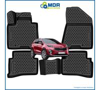 ELEMENT Set di Tappetini Auto in Gomma TPE 3D per KIA Sportage | Mk4 IV | 2015-2022 | Tappetini Auto Originali 100% Adatti, Gomma Auto Universali Resistanti