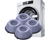 4 tappetini antivibranti per lavatrice, antiscivolo, assorbimento degli urti e riduzione del rumore, per frigoriferi e elettrodomestici, alta salita, anti-inondazione