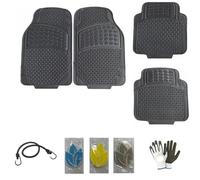 4 TAPPETINI AUTO GOMMA PVC INODORE FONDO ANTISCIVOLO PUNTINATO ADERENTI-STABILI AL PIANALE+BATTITACCO INAMOVIBILE 2 PEZZI ANT.73X43 + 2 PEZZI POST.45X43 COMPATIBILE CON OMODA 4-5-7-9