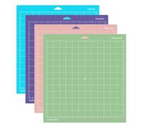 4 tappetini da taglio Variety Silhouette Cameo 4/3/2/1, 30,5 x 30,5 cm (StandardGrip, LightGrip, StrongGrip, FabricGrip), autoadesivi durevoli e antiscivolo