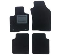 4 Tappetini Impermeabili e Lavabili in Gomma per Lancia Ypsilon Compatibile con Modelli dal 2012 al 2024 (2 Bottoni) - Alta Qualità - Made in Italy - OFFICINE MILANO