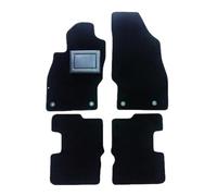 4 Tappetini in Moquette per Opel Corsa D/E dal 2006 al 2019, Fondo Antiscivolo con Battitacco in PVC - Alta Qualità - Made in Italy - OFFICINE MILANO