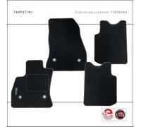 4 TAPPETINI MOQUETTE EMPOTEC TAPPETI FIAT 500L DAL 2017 4 PIN COD. EQ. 71808484