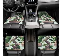 4 tappetini per auto resistenti per tutte le stagioni anteriore e posteriore tappetino per bonsai pianta auto tappetini antiscivolo tappetini auto set completo battitacco conducente accessori auto