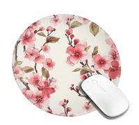 4 tappetini per mouse rotondi da 20,3 cm con base in gomma antiscivolo, tappetini per mouse personalizzati per mouse wireless per computer portatili, accessori da scrivania da ufficio, tappetino per