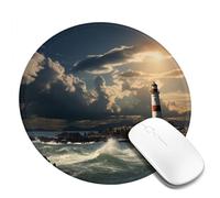4 tappetini per mouse rotondi da 20,3 cm con base in gomma antiscivolo, tappetini per mouse personalizzati per mouse wireless per laptop accessori da scrivania da ufficio tappetino per mouse da gioco
