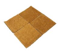 4 tappetini per nidi di galline: tappetini per lettiera in erba artificiale per