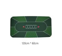 (4) Tappetino da poker Hold'Em Texas da 1,2*0,6 m, in gomma resistente, per Blackjack, Baccarat, Dadi,