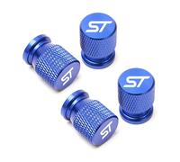 4 Tappi Cappucci delle Valvole Pneumatici Compatibile con per Ford ST Line Focus X 2 3 Mondeo Fiesta Kuga MK2 MK3 MK4 Valvole Pneumatici Auto Parapolvere Accessori,D