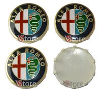 4 Tappi Compatibili per ALFA ROMEO Giulietta Fregi CERCHI 60mm Coprimozzo Gold