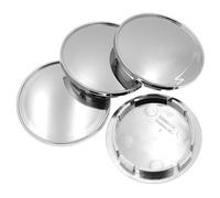 4 Tappi Coprimozzo per VW Beetle Convertible 2003-2010 Compatibile 65mm Copricerchi Ruota ABS Tappi Per Ruote Cerchioni Decorativi Accessori Protettivi,Silver