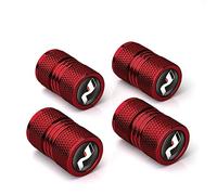 4 Tappi Metallo Cappucci delle valvole Auto per Hyundai N Line i20 i30 Sonata Santa Fe N Prova di Perdita conservante Accessori per Pneumatici,C