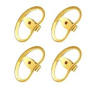 4 tappi per orecchini grandi sollevatori per orecchini, ipoallergenici, facili da usare, Misura unica, come descritto, come descritto