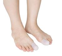 4 tappi protettivi in silicone per dita dei piedi, tacchi alti, sfregamento, dolore al pollice, morbidi, elastici, flessibili, permeabili all'aria