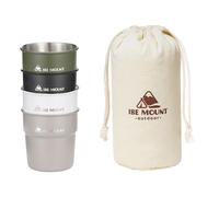 4 tazze da esterno in acciaio inossidabile per bere per feste all'aperto con