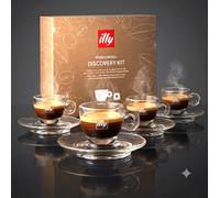 4 tazzine Illy collection iperespresso vetro Matteo Thun boxed