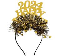 4-teiliger Konfetti-Haarschmuck âFrohes Neues Jahr 2024â