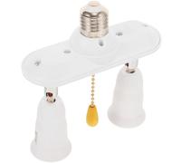 4-teiliger Steckdosenadapter-Splitter E27-2xE27/E26 mit Zugkette