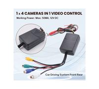 4 Telecamere in 1 Convertitore di Canale Combinatore di Immagini di Controllo Video per il Sistema di Guida 'Auto Vista Anteriore Posteriore