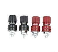 4 terminali in ottone M6 a vite connettore di alimentazione rosso e nero isolato per audio auto per batteria pannello solare camper barca collegamento cavo elettrico fino a 100 a capacità di carico