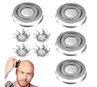 4 Testine di Ricambio Compatibili con Le Lame Flottanti a 360° Skull Shaver Pitbull per Rasoi Elettrici, Rasoi Per La Cura Della Calvizie Maschile
