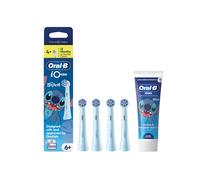 4 Testine di Ricambio iO Kids Disney Stitch + Dentifricio Pro Junior Stitch