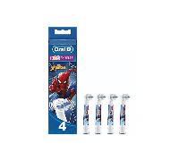 4 Testine di Ricambio Oral B | Spiderman Kids