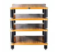 4-Tiers HiFi Rack AV Shelf Hifi In Legno Massello Audio Rack Altoparlante Amplificatore Armadio Apparecchiature Cabinet Altoparlante Rack Amplificatore Rack Audio Video Componenti