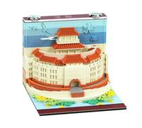 4 Tipi Cinese 3d Calendario Notepad Castello Calendario 3d 3d Nota Artistica Regalo 2026 Compleanno Memo Pad Carta R6b4 Cubi Notep